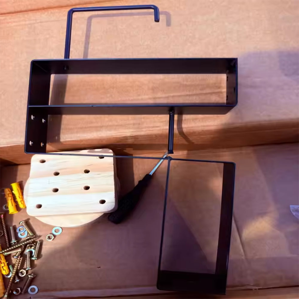 Motorcycle Gear Holder - 木製オートバイヘルメットホルダー壁掛けフックディスプレイラック、スポーツ用品収納オーガナイザー、ホームジム用スタンド