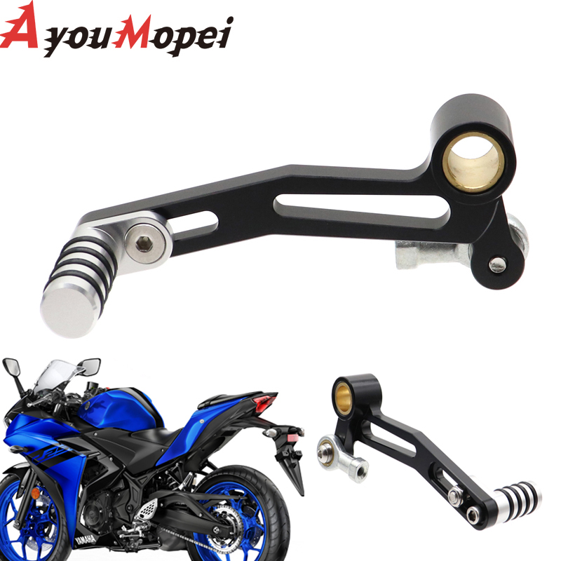 Motorcycle Gear Lever Extender - ヤマハmt03,mt25,yzf,r3,r25,2015-2024,mt 03用のオートバイ用アクセサリー