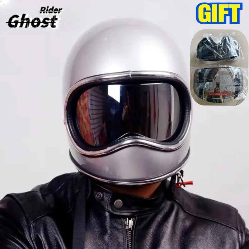 Motorcycle Gear Japan - ヴィンテージオートバイヘルメット日本ハイテクグラスファイバーシェルモトヘルメットデビッド 2 シリーズライダーギア韓国スタイルヴィンテージ Capacetes