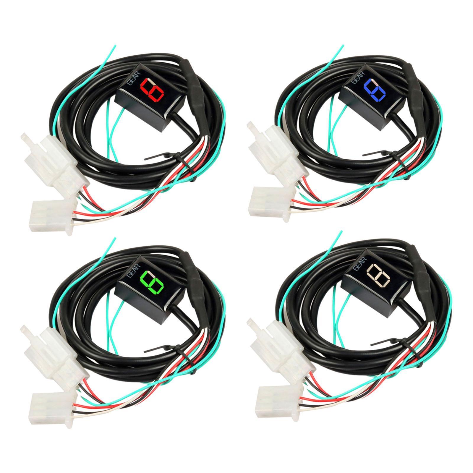Motorcycle Gear Indicator Install - オートバイギアインジケーター改造アクセサリー取り付け簡単実用的なギア表示メーターオートバイATVフィッティング用