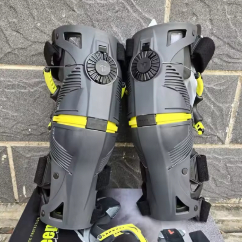 Motorcycle Gear Brands - TブランドT10オートバイ用メカニカルニーパッド、外骨格骨保護ガード、オフロードATV MTB DHモトクロスハイウェイスポーツギア