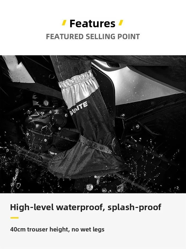 オートバイ防水衣装靴カバーバイクライダーアクセサリー滑り止め - Motorcycle Gear Outfit のレビューと価格