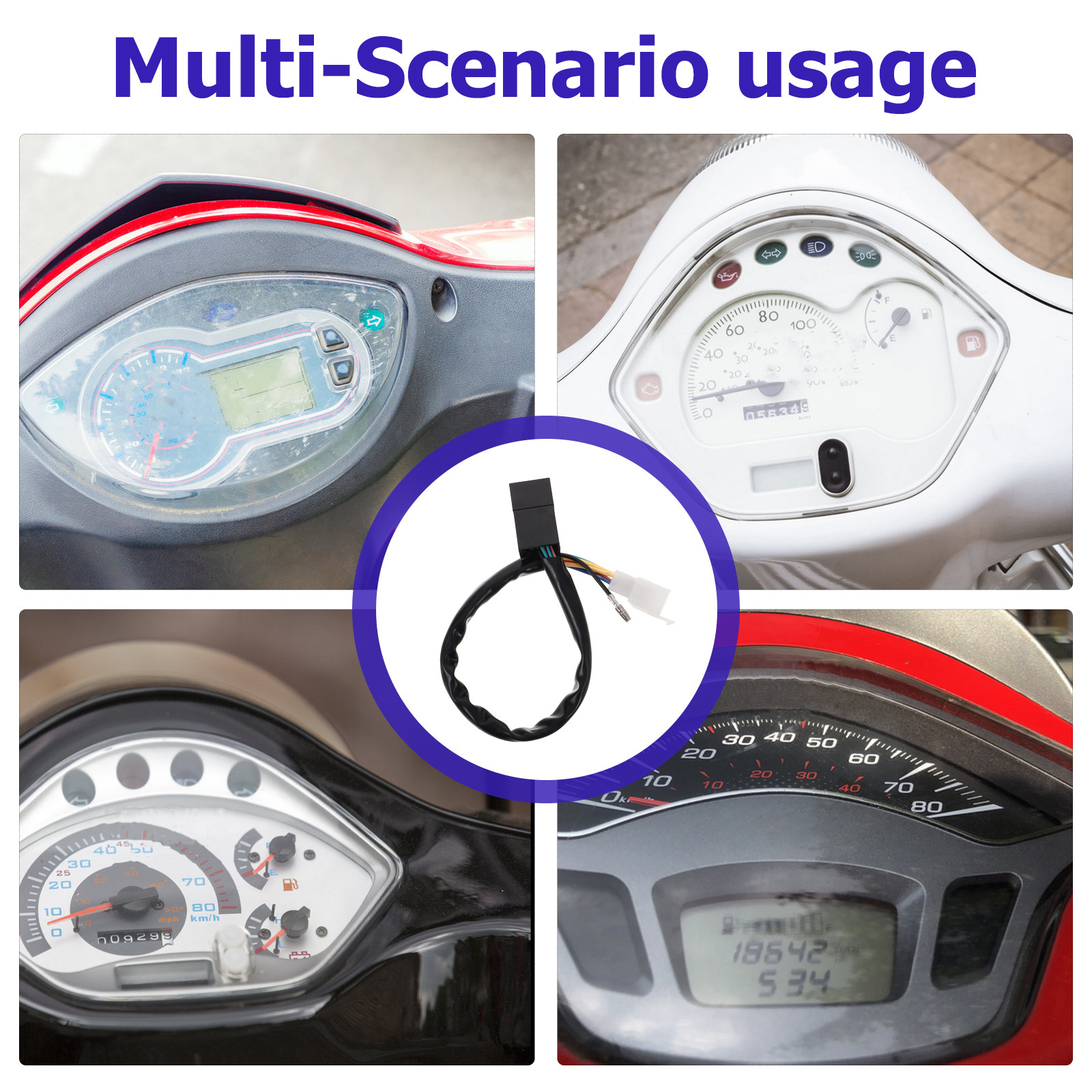 ユニバーサルバイクギアポジションインジケーター 5速LEDデ - Motorcycle Gear Indicator Install のレビューと価格
