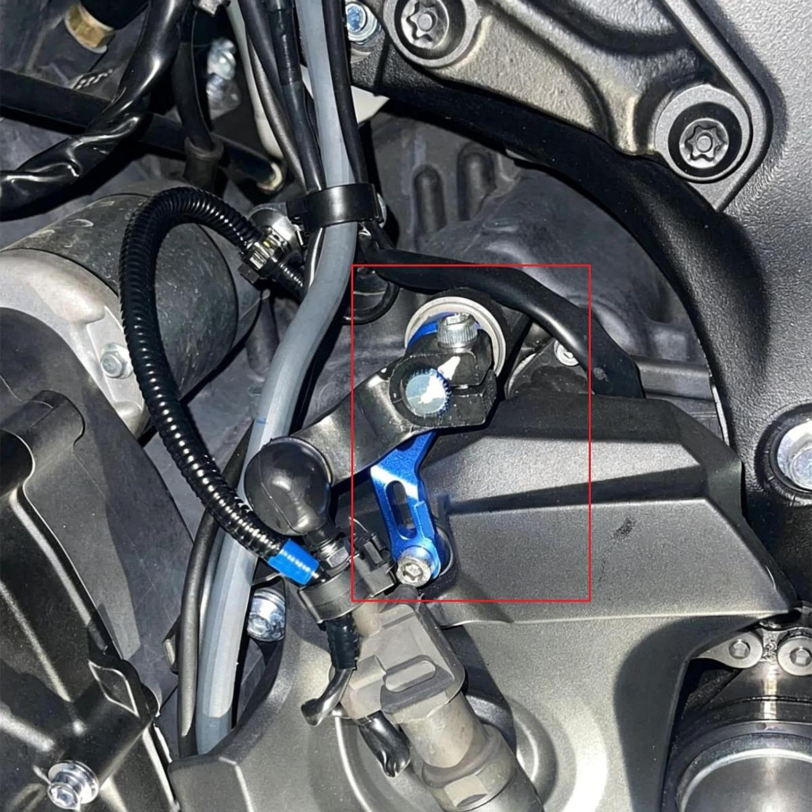 オートバイギアシフトレバーサポートブラケットアルミ合金信頼性 - Motorcycle Gear Holder のレビューと価格