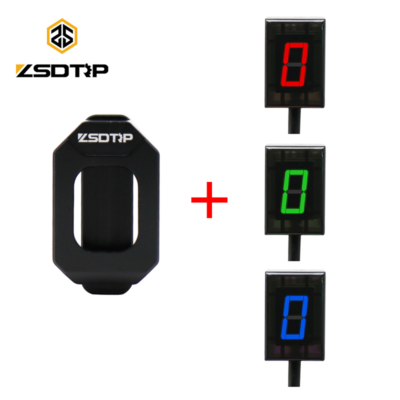 ZSDTRP 6 スピードユニバーサルオートバイデジタルギア - Motorcycle Gear Holder のレビューと価格
