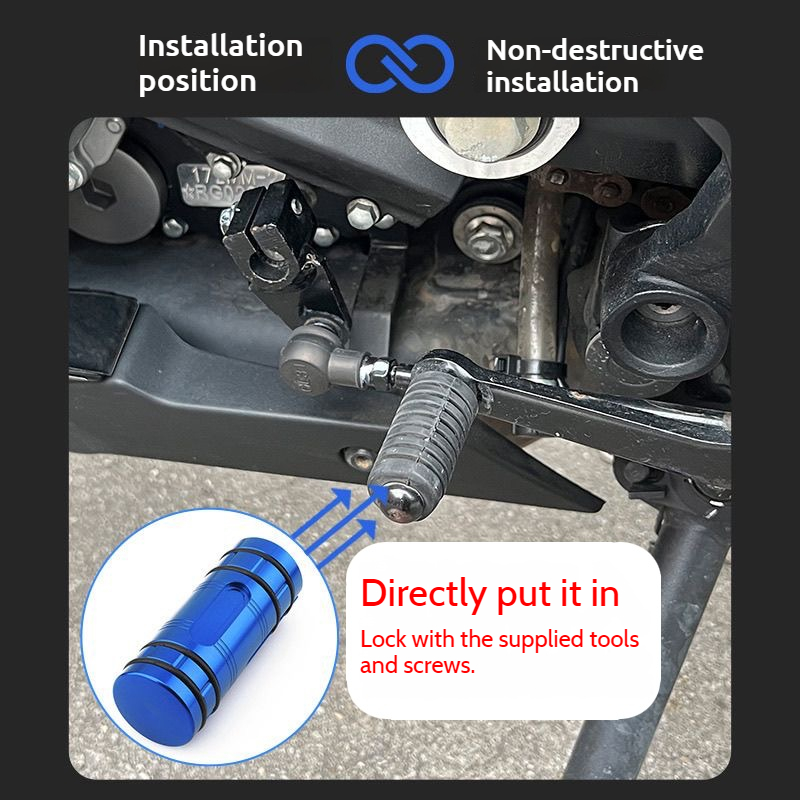 オートバイギアシフトレバーペダルチップ延長ブレーキ絶妙な部品 - Motorcycle Gear Brands のレビューと価格