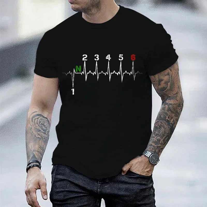 メンズ半袖Tシャツ,ブランド,ギアシフト1n23456,ハー - Motorcycle Gear Brands のレビューと価格