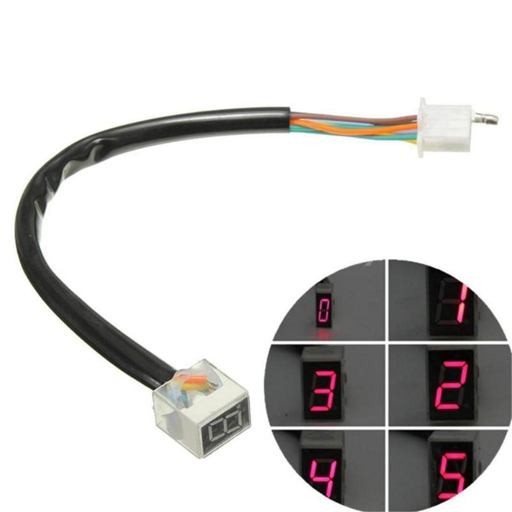 電動バイク用ギアシフトインジケーターLEDデジタル防水ディス - Motorcycle Gear Indicator Install のレビューと価格